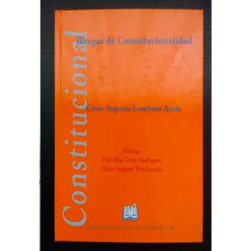 portada BLOQUE DE CONSTITUCIONALIDAD SEGUNDA EDICION (in Spanish)