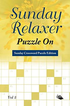 portada Sunday Relaxer Puzzle on vol 3: Sunday Crossword Puzzle Edition (in English)
