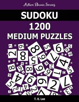 portada Sudoku 1200 Medium Puzzles: Keep Your Brain Active For Hours (in English)