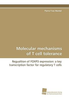 portada molecular mechanisms of t cell tolerance (en Inglés)