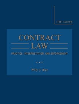 portada Contract Law: Practice, Interpretation, and Enforcement (in English)