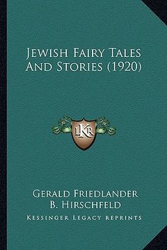 portada jewish fairy tales and stories (1920) (en Inglés)
