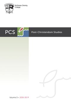 portada Post-Christendom Studies: Volume 3 (en Inglés)