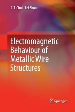 portada Electromagnetic Behaviour of Metallic Wire Structures (en Inglés)