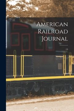 portada American Railroad Journal [microform]; 13