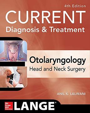 portada Current Diagnosis & Treatment Otolaryngology--Head and Neck Surgery, Fourth Edition (en Inglés)