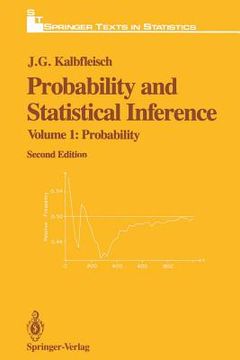 portada Probability and Statistical Inference: Volume 1: Probability (en Inglés)