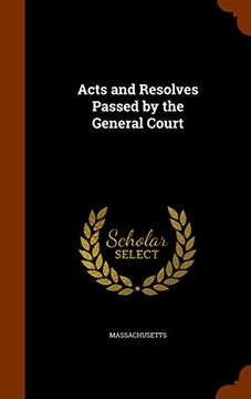 portada Acts and Resolves Passed by the General Court