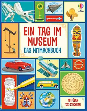 portada Ein tag im Museum? Das Mitmachbuch: Malen, Rätseln, Stickern (en Alemán)