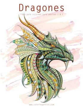 portada Dragones Libro Para Colorear Para Adultos 1 & 2