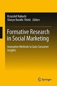 portada Formative Research in Social Marketing: Innovative Methods to Gain Consumer Insights (en Inglés)