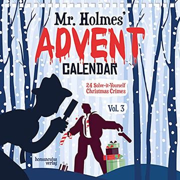 portada Mr Holmes'Advent Calendar. Vol. 3: 24 Solve-It-Yourself Christmas Crimes (in English)