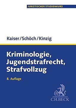 portada Kriminologie, Jugendstrafrecht, Strafvollzug (in German)