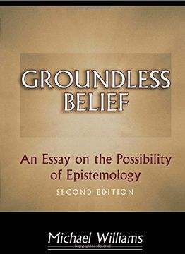 portada Groundless Belief (en Inglés)