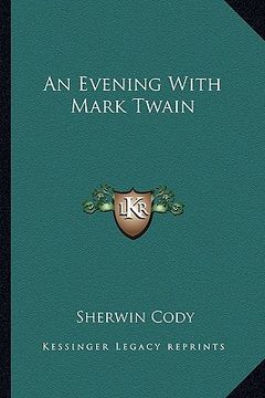 portada an evening with mark twain (en Inglés)