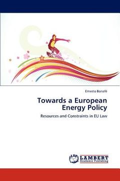 portada towards a european energy policy (en Inglés)