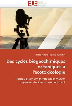 portada Des Cycles Biogeochimiques Oceaniques A L'Ecotoxicologie
