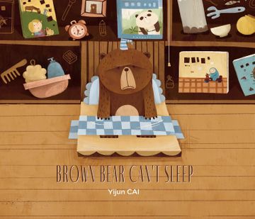 portada Brown Bear Can't Sleep
