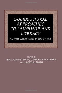 portada Sociocultural Approaches to Language and Literacy Hardback: An Interactionist Perspective (en Inglés)