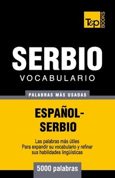 portada Vocabulario español-serbio - 5000 palabras más usadas