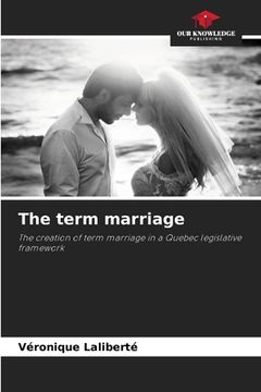 portada The term marriage (en Inglés)