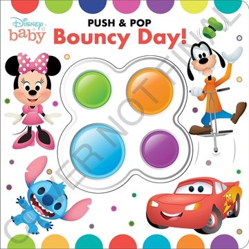 portada Disney Baby: Bouncy Day! Push & Pop (in English)