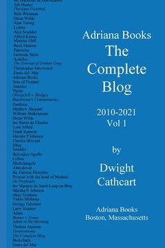 portada Adriana Books, The Complete Blog, 2010-2021, Vol 1 (en Inglés)