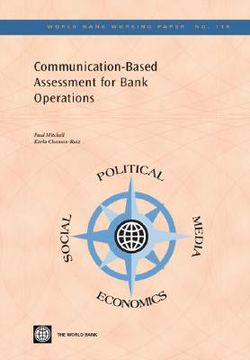 portada communication-based assessment for bank operations (en Inglés)
