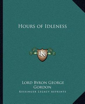 portada hours of idleness (in English)