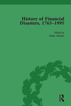 portada The History of Financial Disasters, 1763-1995 Vol 1 (en Inglés)