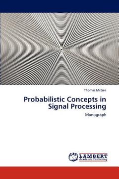 portada probabilistic concepts in signal processing (en Inglés)