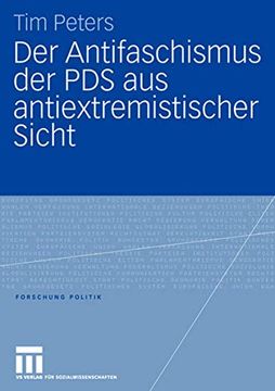 portada Der Antifaschismus der pds aus Antiextremistischer Sicht (in German)