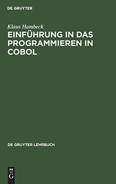 portada Einführung in das Programmieren in Cobol (en Alemán)