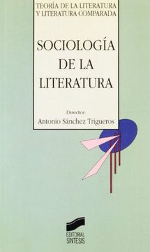 portada Sociología de la literatura.