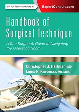 portada Handbook of Surgical Technique: A True Surgeon's Guide to Navigating the Operating Room, 1e 