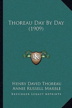 portada thoreau day by day (1909)