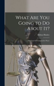 portada What Are You Going to Do About It?: The Case for Constructive Peace (in English)