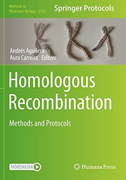 portada Homologous Recombination: Methods and Protocols (Methods in Molecular Biology, 2153) (en Inglés)