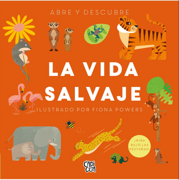 portada ABRE Y DESCUBRE LA VIDA SALVAJE (in Spanish)