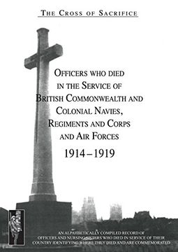 portada CROSS OF SACRIFICE.Vol. 3: Officers Who Died in the Service of Commonwealth and Colonial Regiments and Corps.