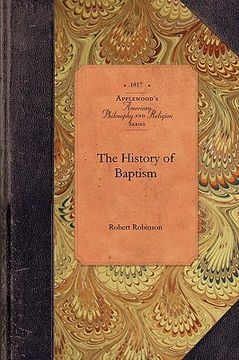 portada the history of baptism (en Inglés)