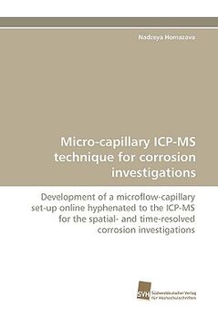 portada micro-capillary icp-ms technique for corrosion investigations (en Inglés)