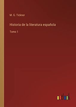 portada Historia de la Literatura Española: Tomo 1