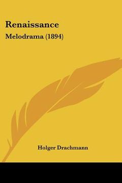 portada renaissance: melodrama (1894) (en Inglés)