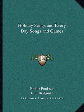 portada holiday songs and every day songs and games (en Inglés)