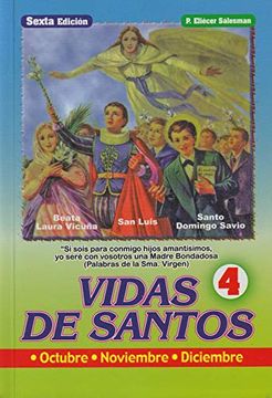 portada Vidas de Santos: Octubre-Noviembre-Diciembre (Volume 4)