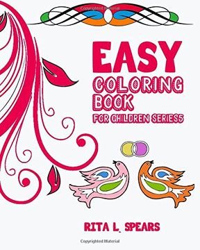 portada Easy Coloring book For Children SERIES5: Volume 5 (Learning and creative by coloring book)