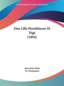 portada Den Lille Hornblaeser Et Digt (1894)