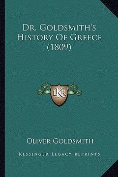 portada dr. goldsmith's history of greece (1809) (en Inglés)