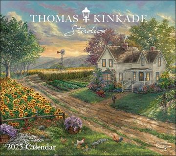 portada Thomas Kinkade Studios 2025 Deluxe Wall Calendar